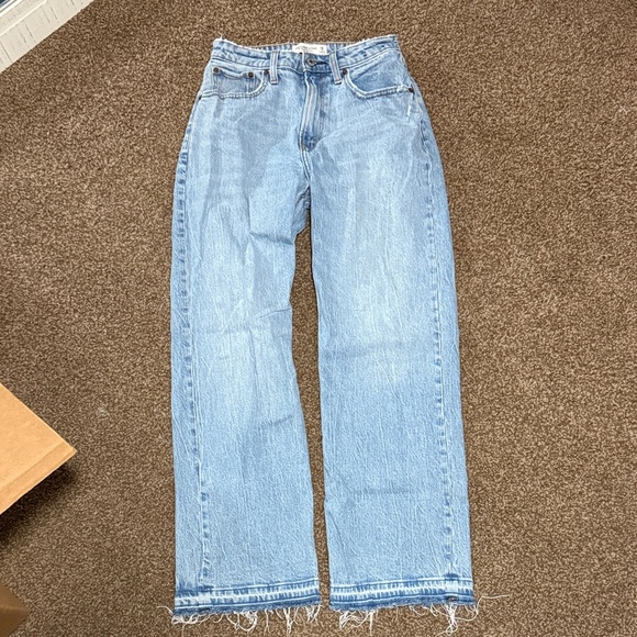 Abercrombie & Fitch Denim - Abercrombie curve love straight jeans